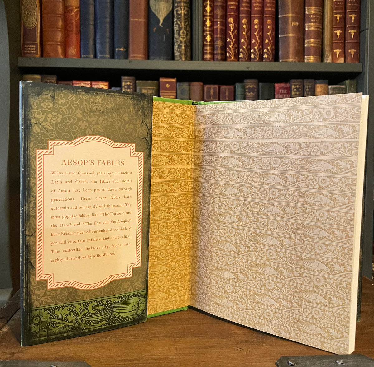 Aesop’s Fables, Collectible Hardcover Classic with Dust Jacket