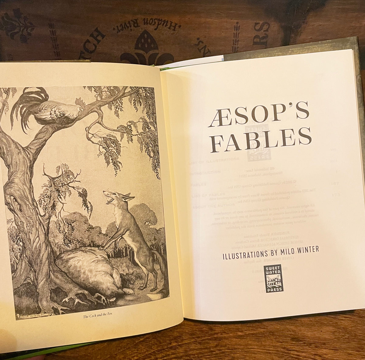 Aesop’s Fables, Collectible Hardcover Classic with Dust Jacket