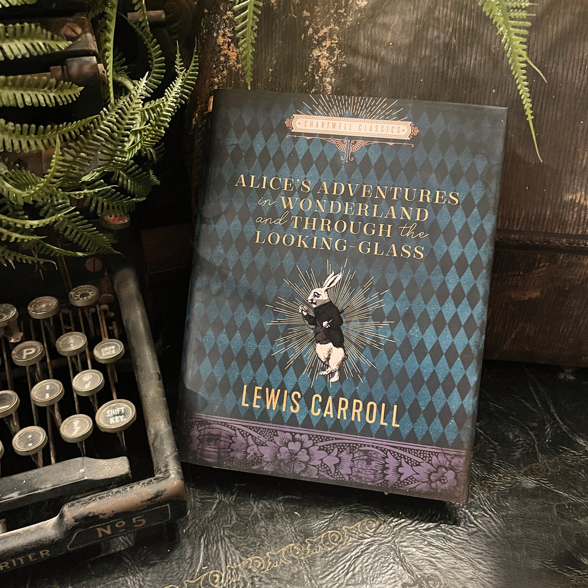Alice’s Adventures in Wonderland and Through the Looking Glass, Collectible Hardcover Classic with Dust Jacket