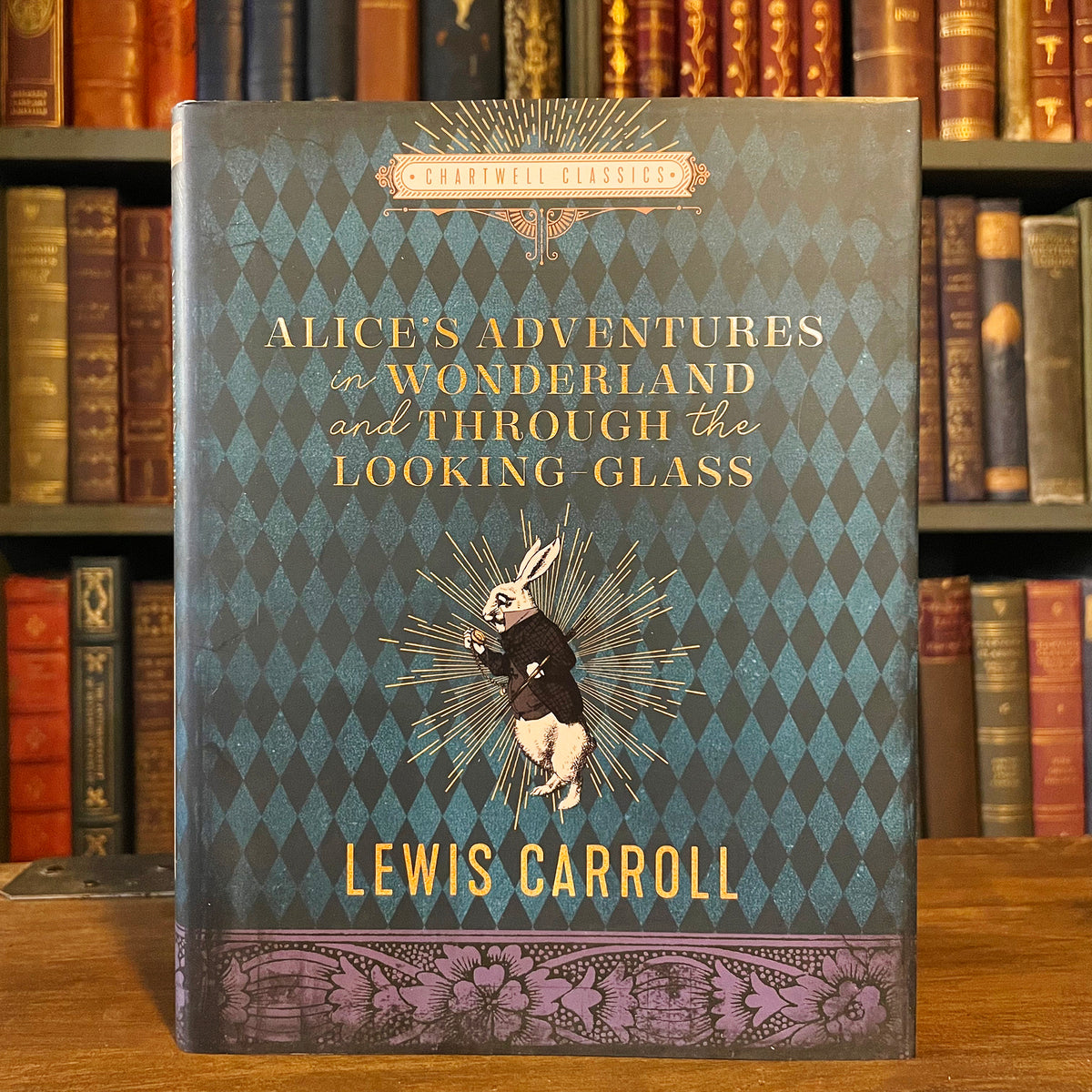 Alice’s Adventures in Wonderland and Through the Looking Glass, Collectible Hardcover Classic with Dust Jacket