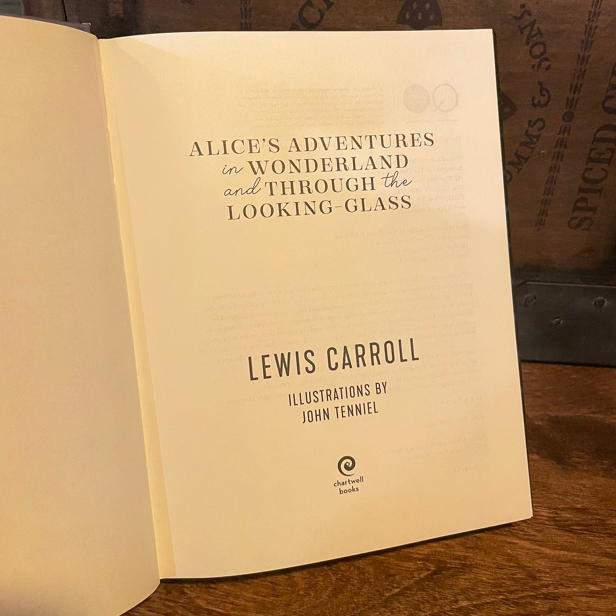 Alice’s Adventures in Wonderland and Through the Looking Glass, Collectible Hardcover Classic with Dust Jacket