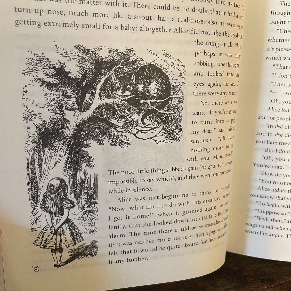 Alice’s Adventures in Wonderland and Other Tales, Collectible Hardcover Classic with Ribbon Marker