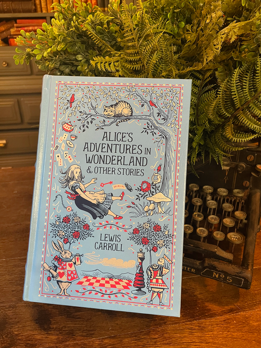 Alice’s Adventures in Wonderland, Collectible Hardcover Classic, Bonded Leather with Gilded Pages and Ribbon Marker