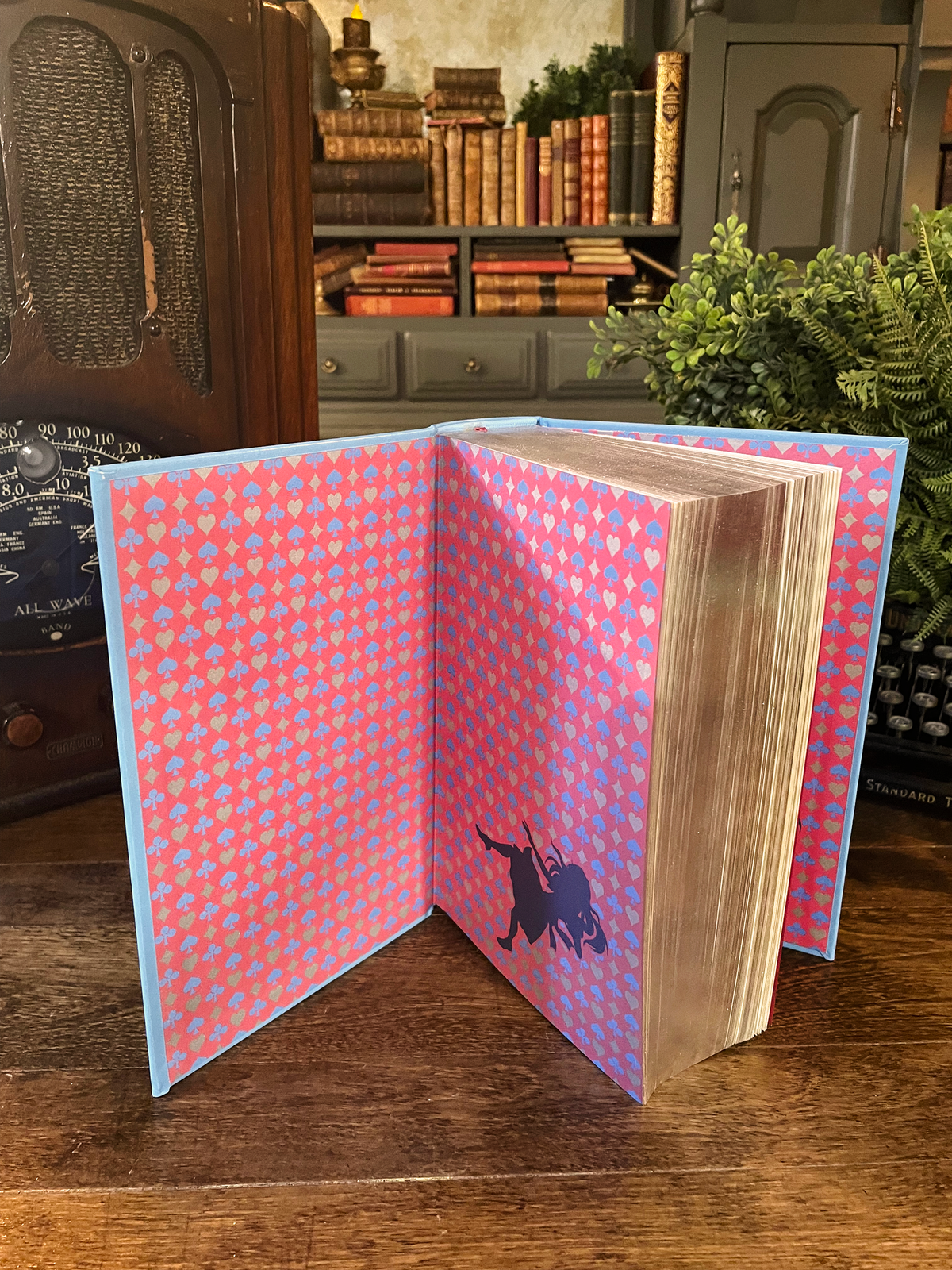 Alice’s Adventures in Wonderland, Collectible Hardcover Classic, Bonded Leather with Gilded Pages and Ribbon Marker