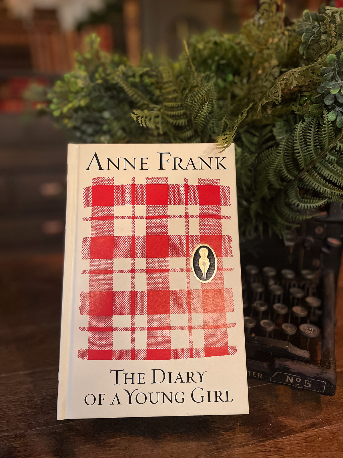 Anne Frank: The Diary of a Young Girl, Collectible Hardcover Classic, Bonded Leather with Gilded Pages and Ribbon Marker