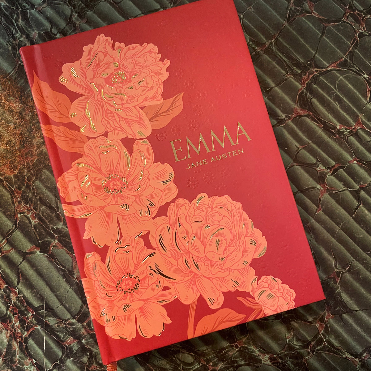 Emma, Collectible Hardcover Classic, Gilded Pages, and Ribbon Marker
