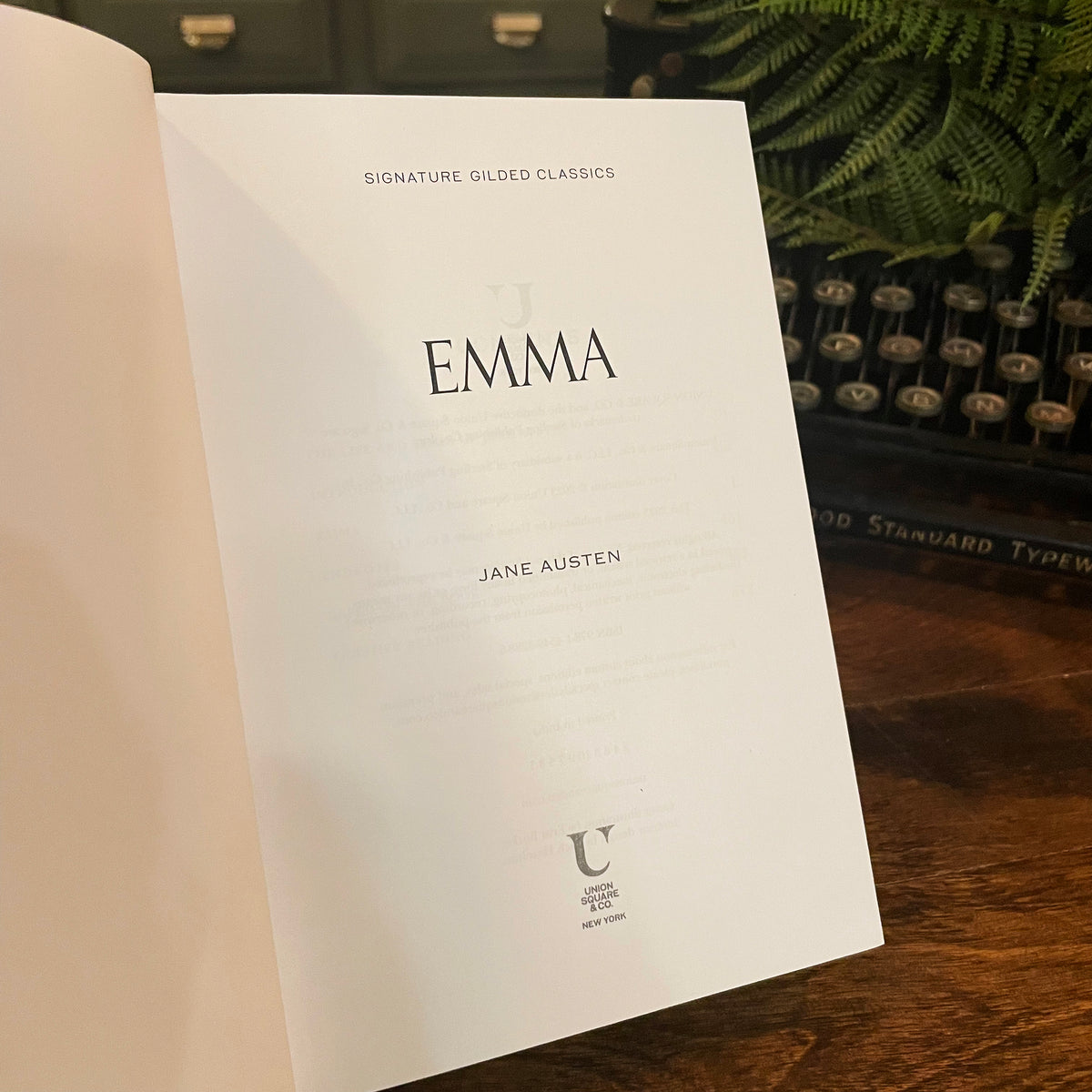 Emma, Collectible Hardcover Classic, Gilded Pages, and Ribbon Marker
