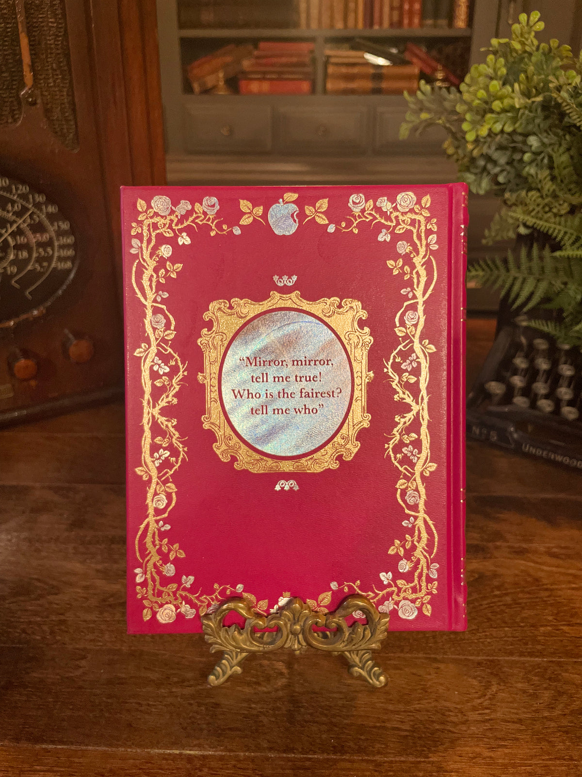 Grimm’s Fairy Tales, Collectible Hardcover Classic, Bonded Leather with Classic Illustrations, Gilded Pages, and Ribbon Marker
