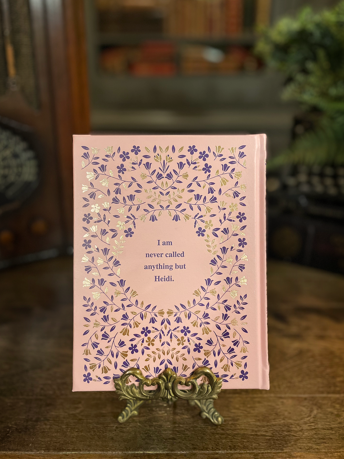 Heidi, Collectible Hardcover Classic, Bonded Leather with Classic Illustrations, Gilded Pages, and Ribbon Marker