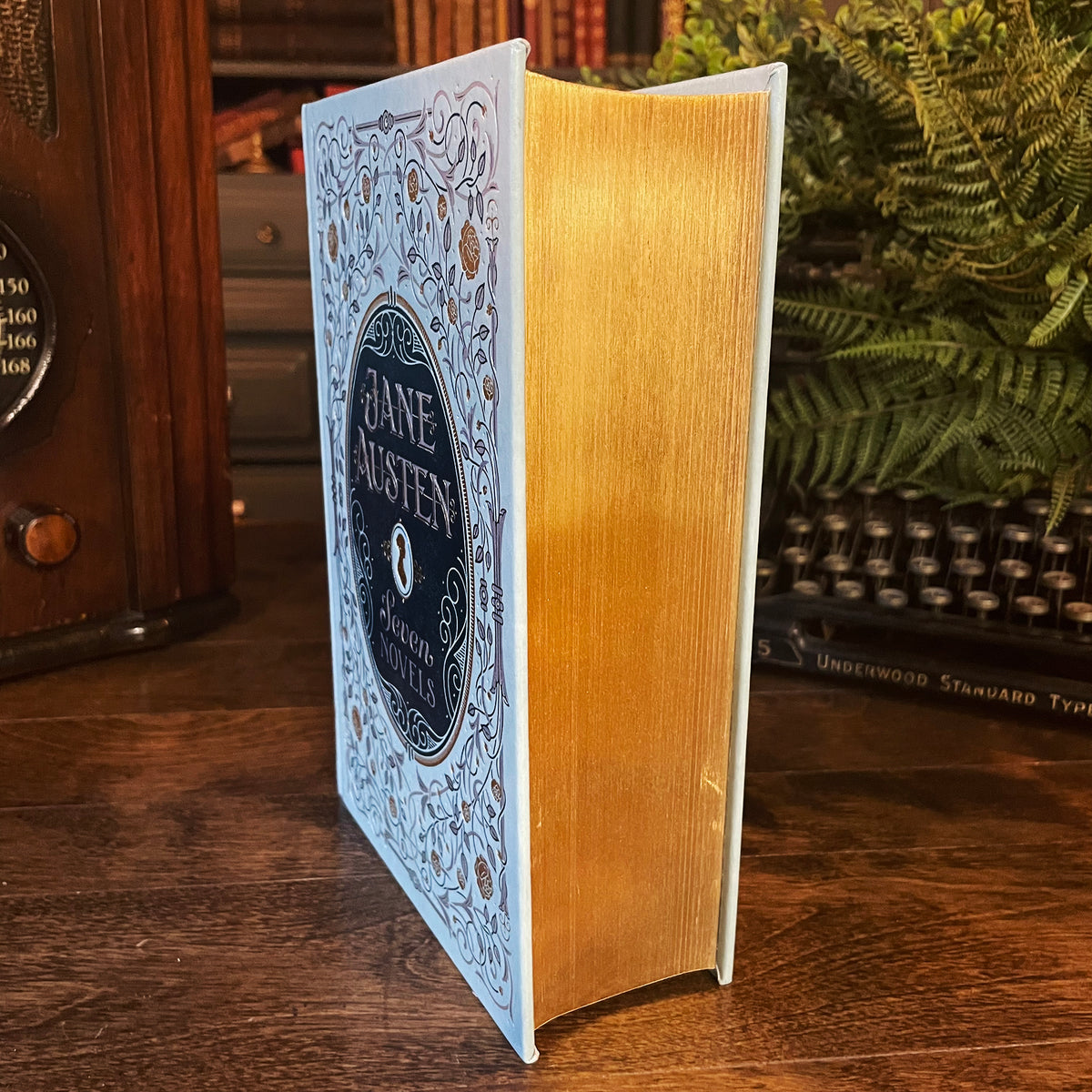 Jane Austen: Seven Novels, Collectible Hardcover Classic, Bonded Leather with Gilded Pages and Ribbon Marker