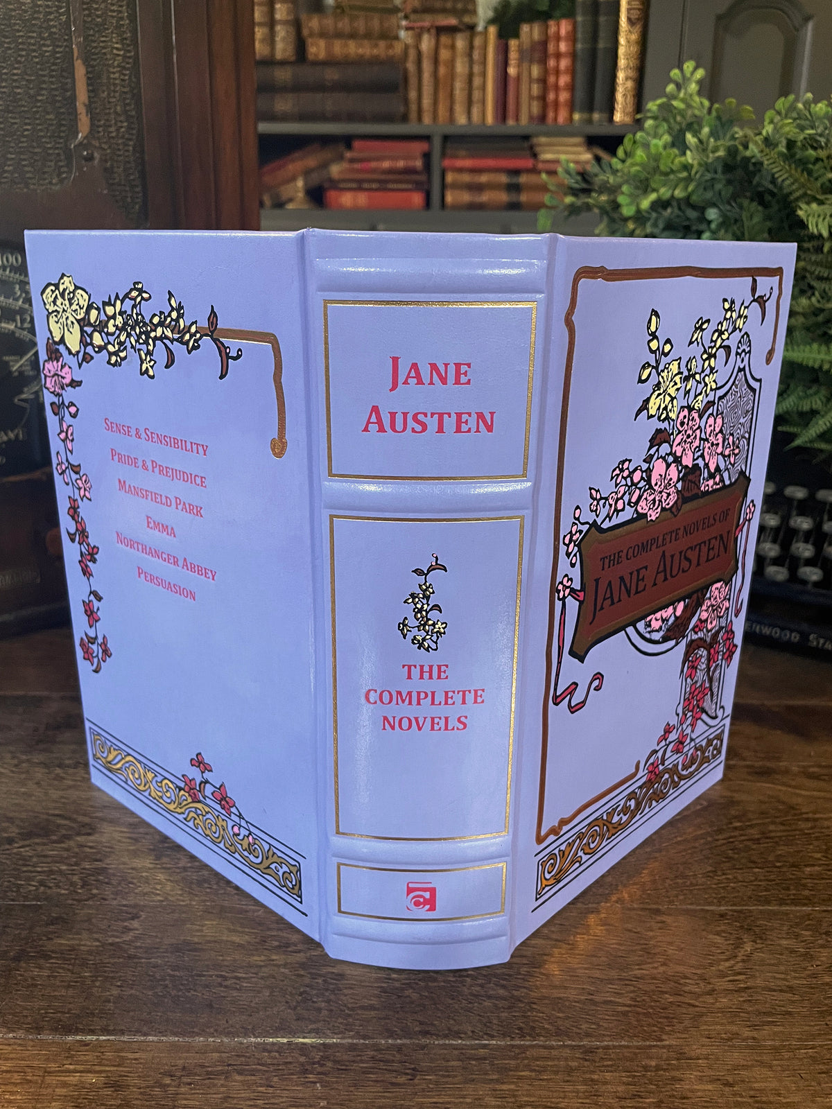 Jane Austen, The Complete Novels, Collectible Hardcover Classic, Bonded Leather with Gilded Pages and Ribbon Marker