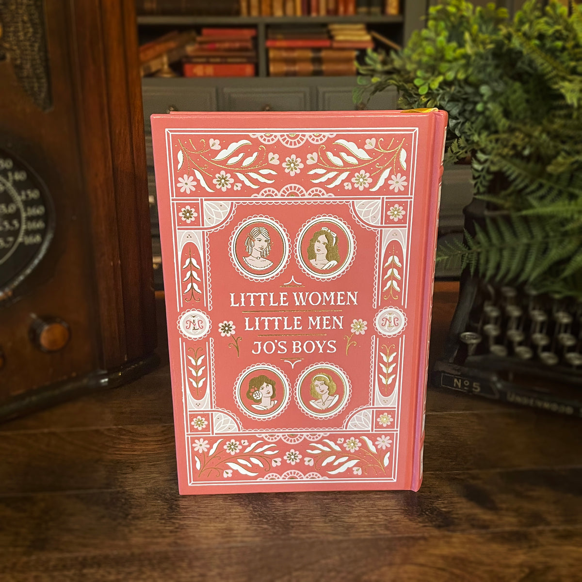 Little Women and Other Novels, Barnes & Noble Collectible Hardcover Classic, Bonded Leather with Gilded Pages and Ribbon Marker
