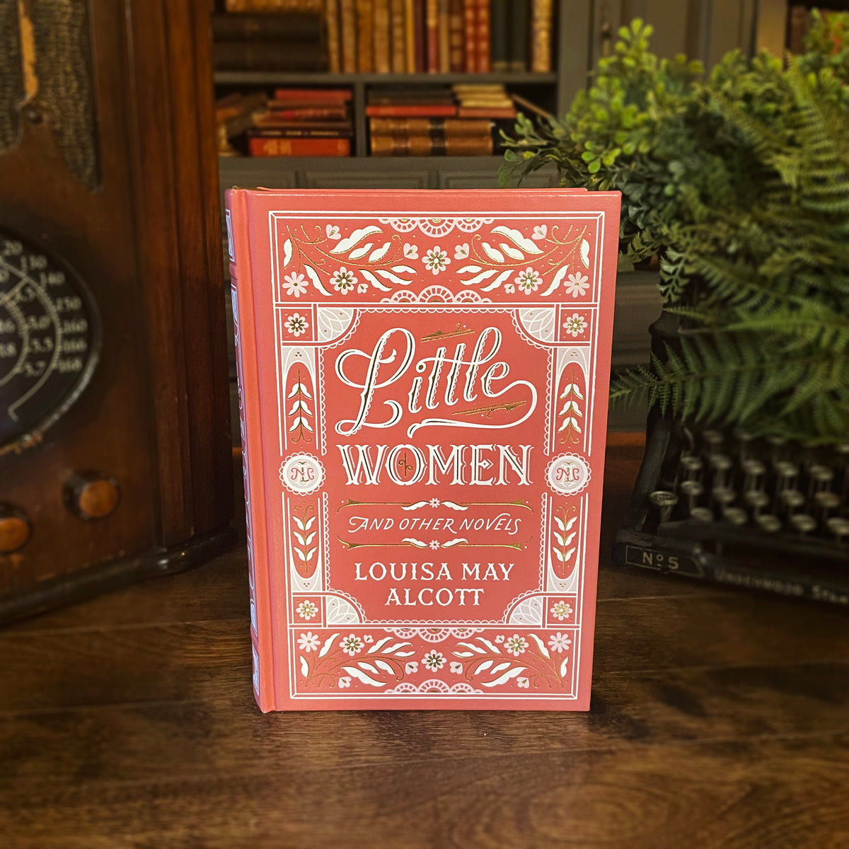 Little Women and Other Novels, Barnes & Noble Collectible Hardcover Classic, Bonded Leather with Gilded Pages and Ribbon Marker