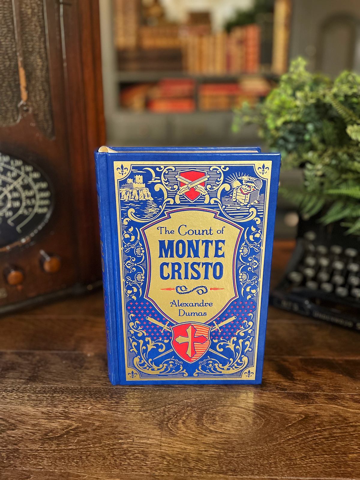 The Count of Monte Cristo, Collectible Hardcover Classic, Barns and Noble Bonded Leather with Gilded Pages and Ribbon Marker