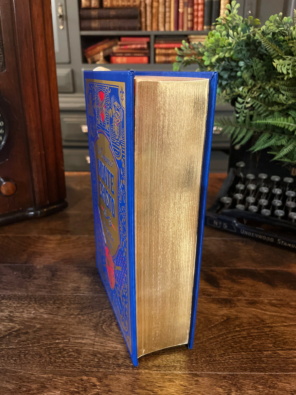 The Count of Monte Cristo, Collectible Hardcover Classic, Barns and Noble Bonded Leather with Gilded Pages and Ribbon Marker