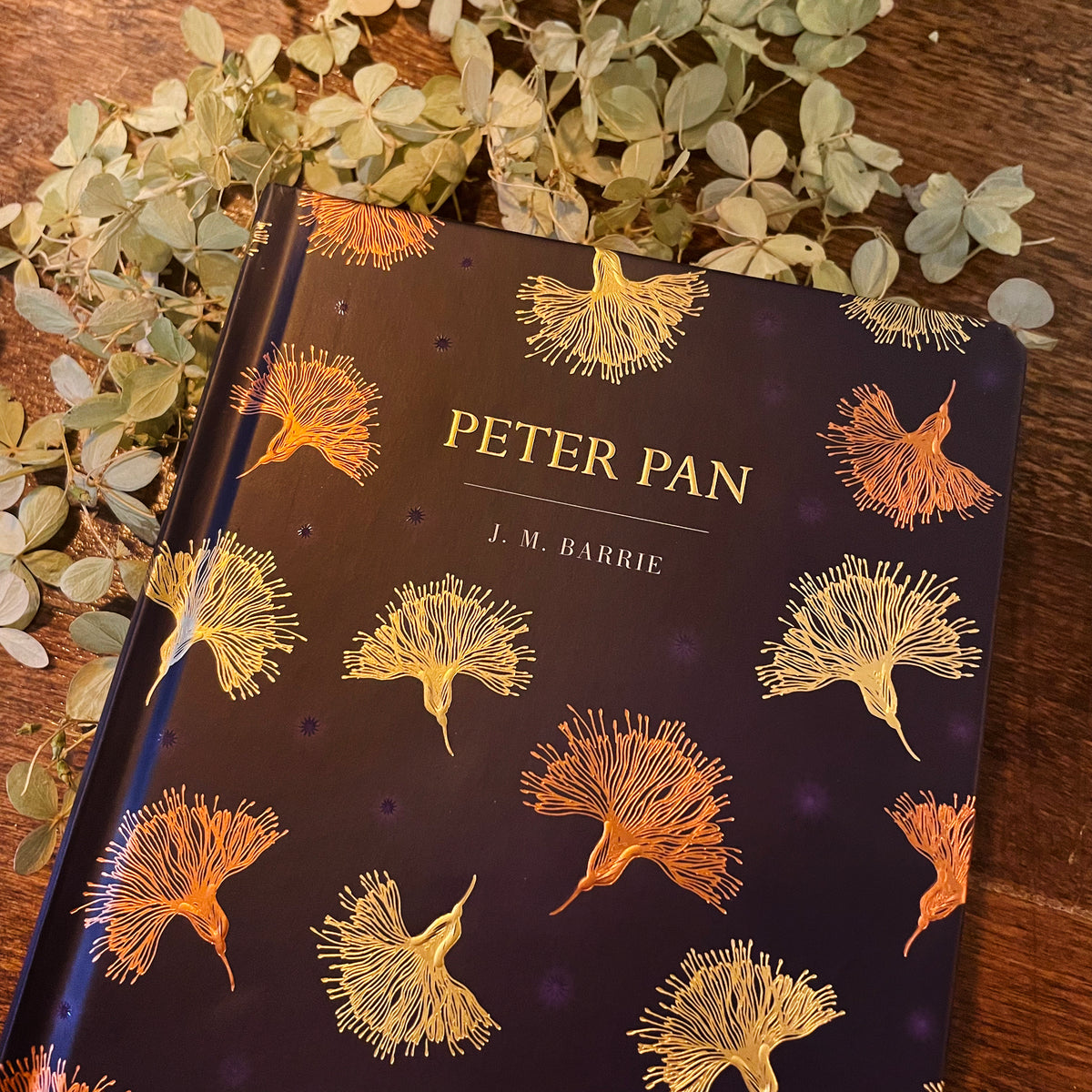 Peter Pan, Chiltern Collectible Hardcover Classic, Bonded Leather Covers, Gilded Pages, and Ribbon Marker