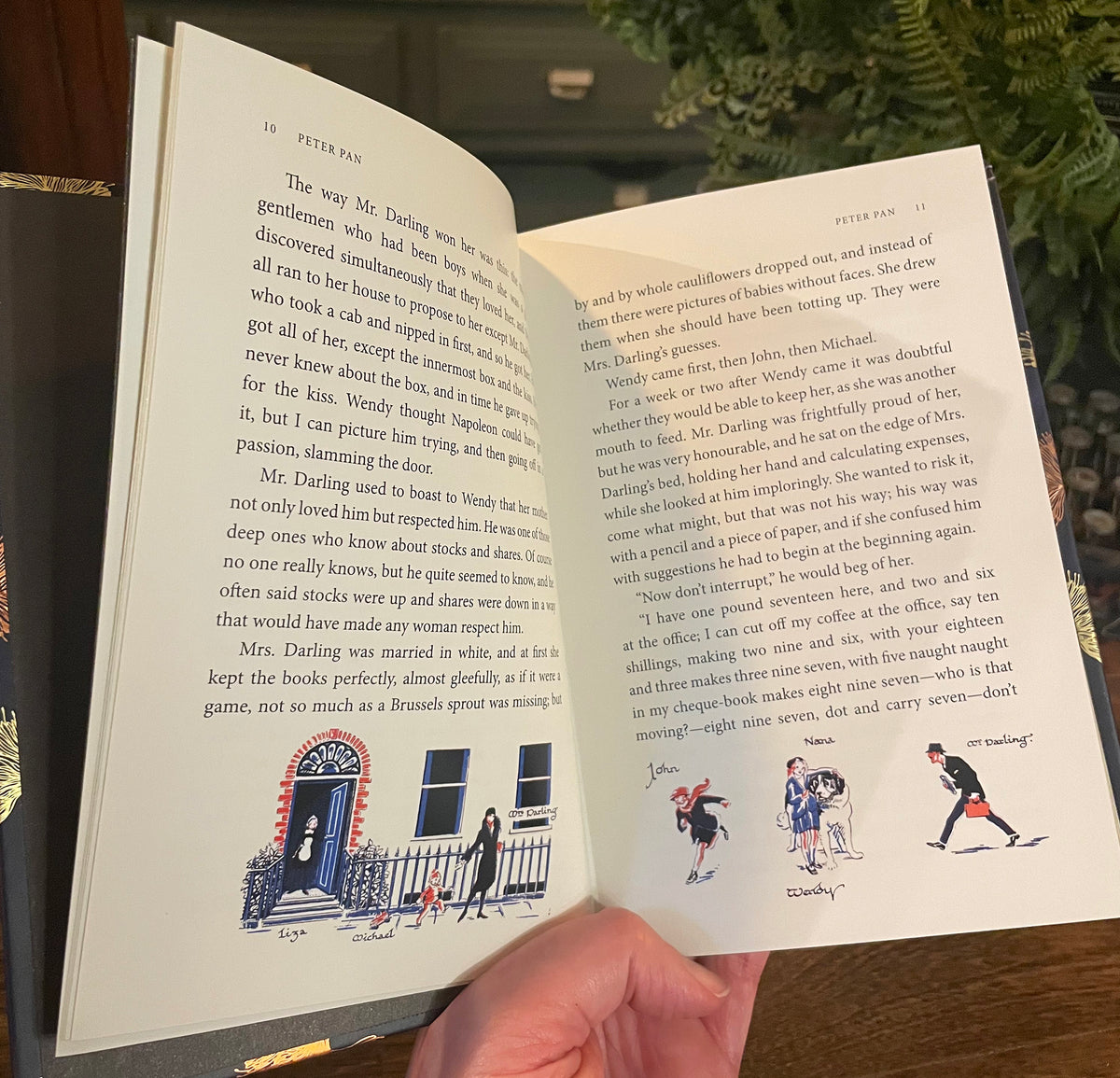 Peter Pan, Chiltern Collectible Hardcover Classic, Bonded Leather Covers, Gilded Pages, and Ribbon Marker