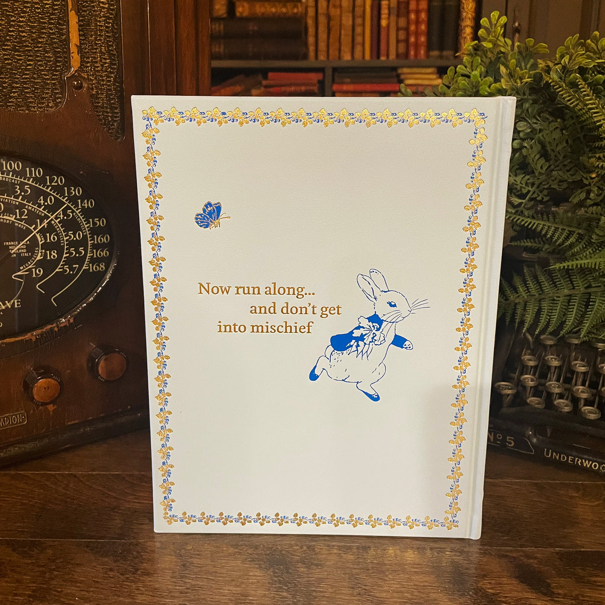 The Complete Peter Rabbit by Beatrix Potter, Collectible Hardcover Classic, Bonded Leather with Gilded Pages and Ribbon Marker
