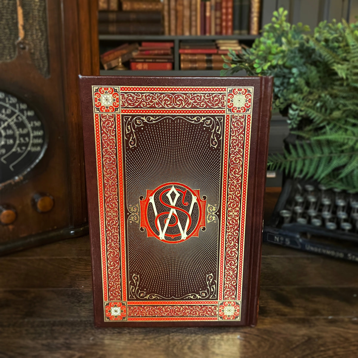 The Complete Works of William Shakespeare, Collectible Hardcover Classic, Bonded Leather with Gilded Pages and Ribbon Marker
