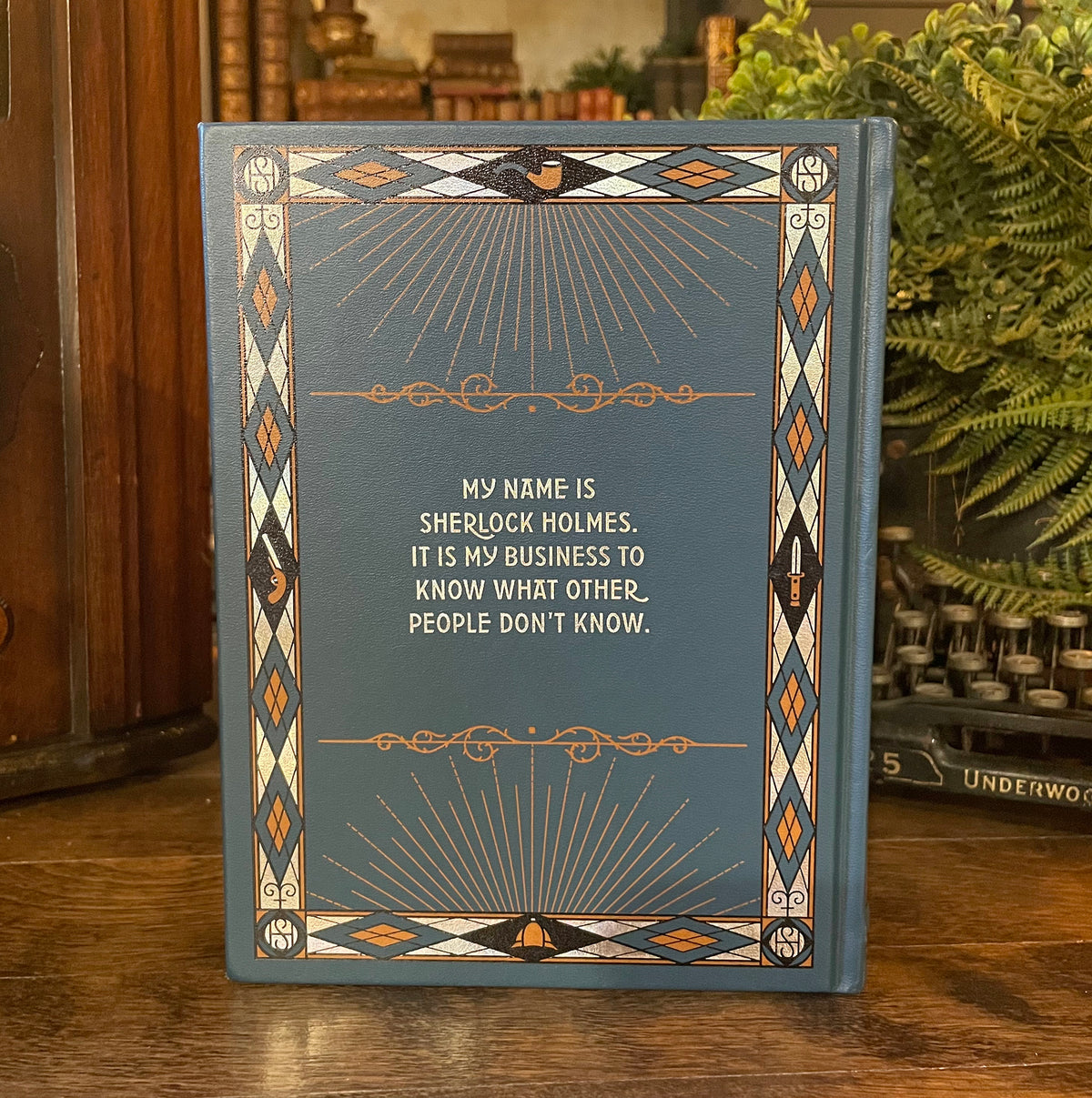 The Adventures of Sherlock Holmes, Collectible Hardcover Classic, Bonded Leather with Gilded Pages and Ribbon Marker