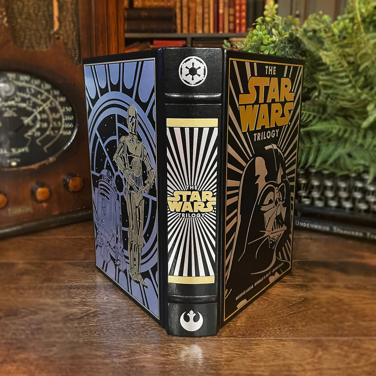 The Star Wars Trilogy, Collectible Hardcover Classic, Bonded Leather with Gilded Pages and Ribbon Marker