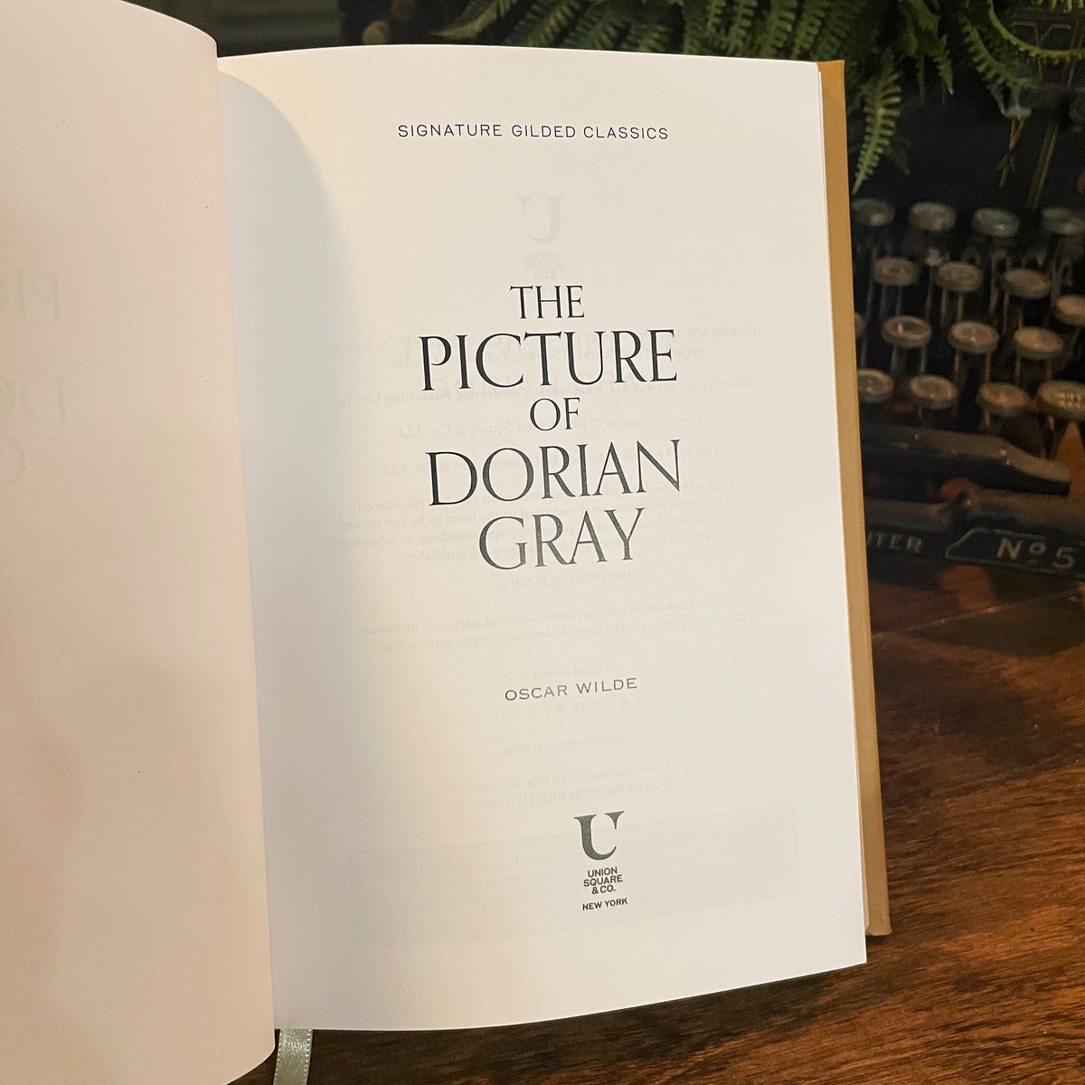The Picture of Dorian Gray, Collectible Hardcover Classic, Gilded Pages, and Ribbon Marker